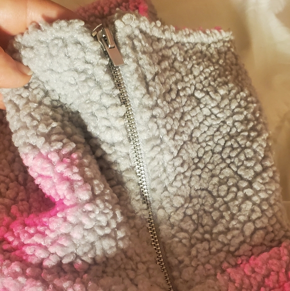 Express light grey sweater/fuzzysweatshirt oversized - Picture 3 of 6